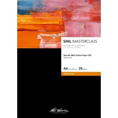 SIHL MASTERCLASS Matt Cotton Smooth Paper, 320 gsm, 44" / 1118 mm x 12 m tekercs.