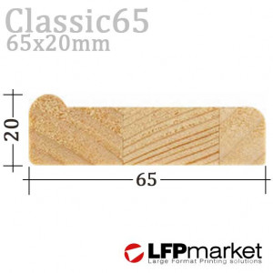Classic65 vakráma léc, 80cm